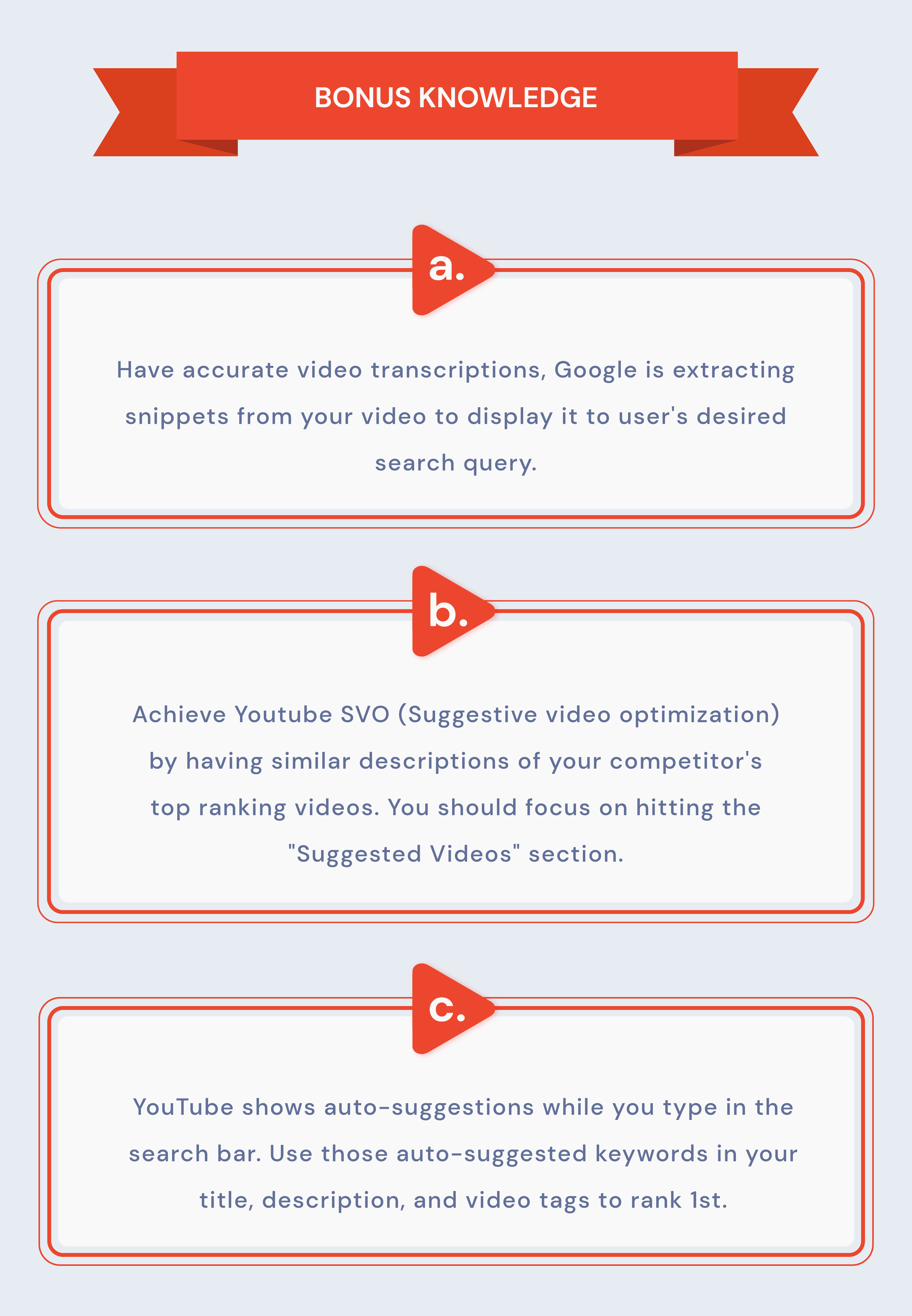 YouTube Bonus Knowledge