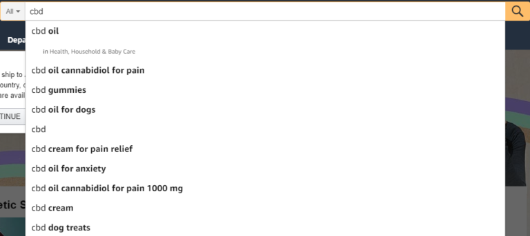 Amazon Search Suggestions Autofill