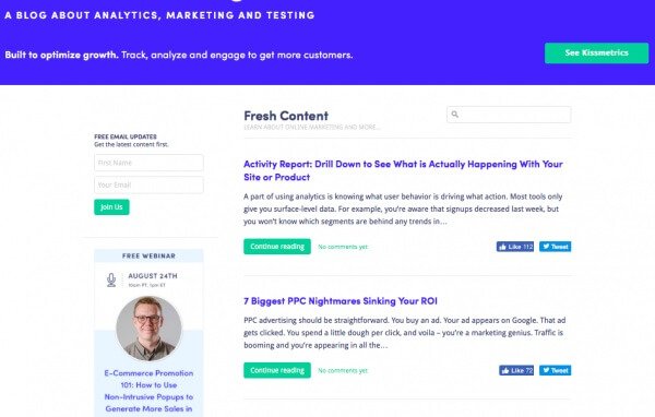 Kissmetrics Blog