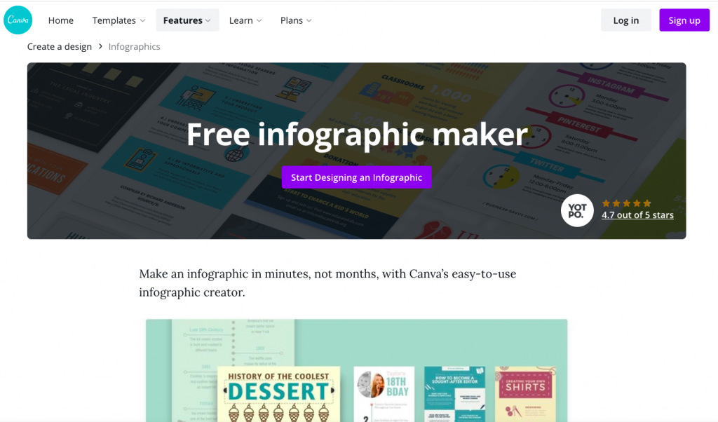 Canva Homepage