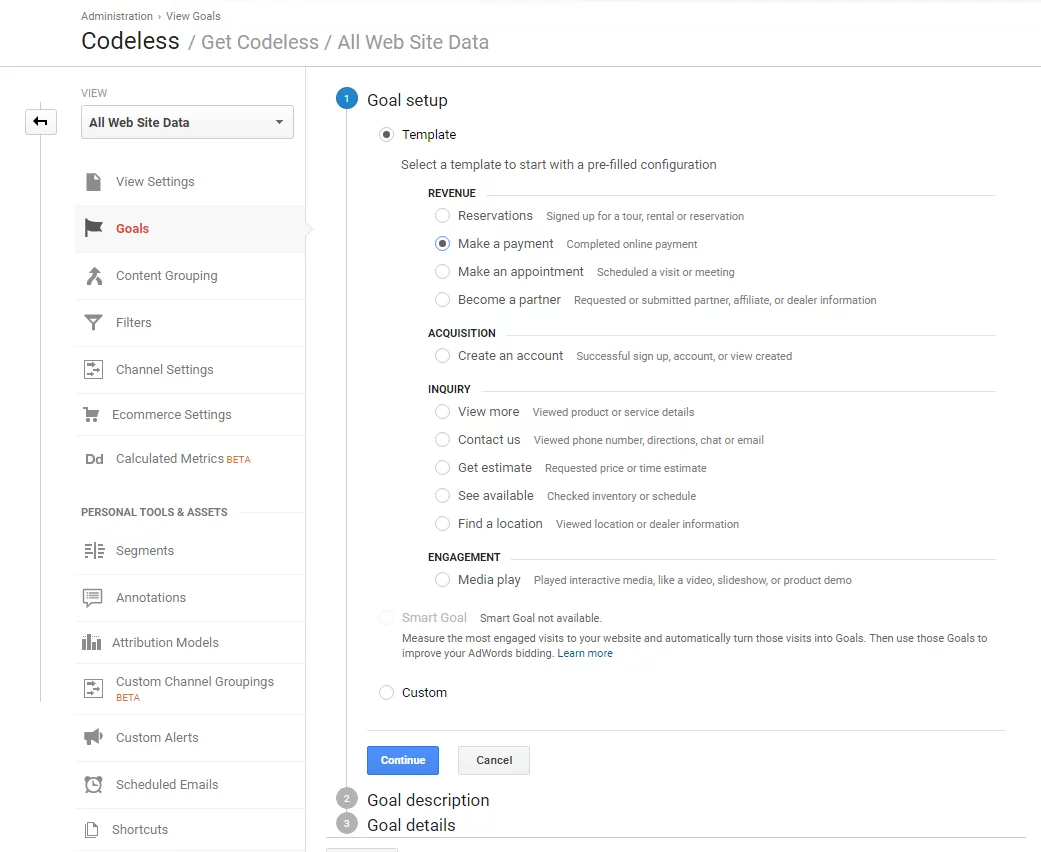 Google Analytics for Conversion Tracking