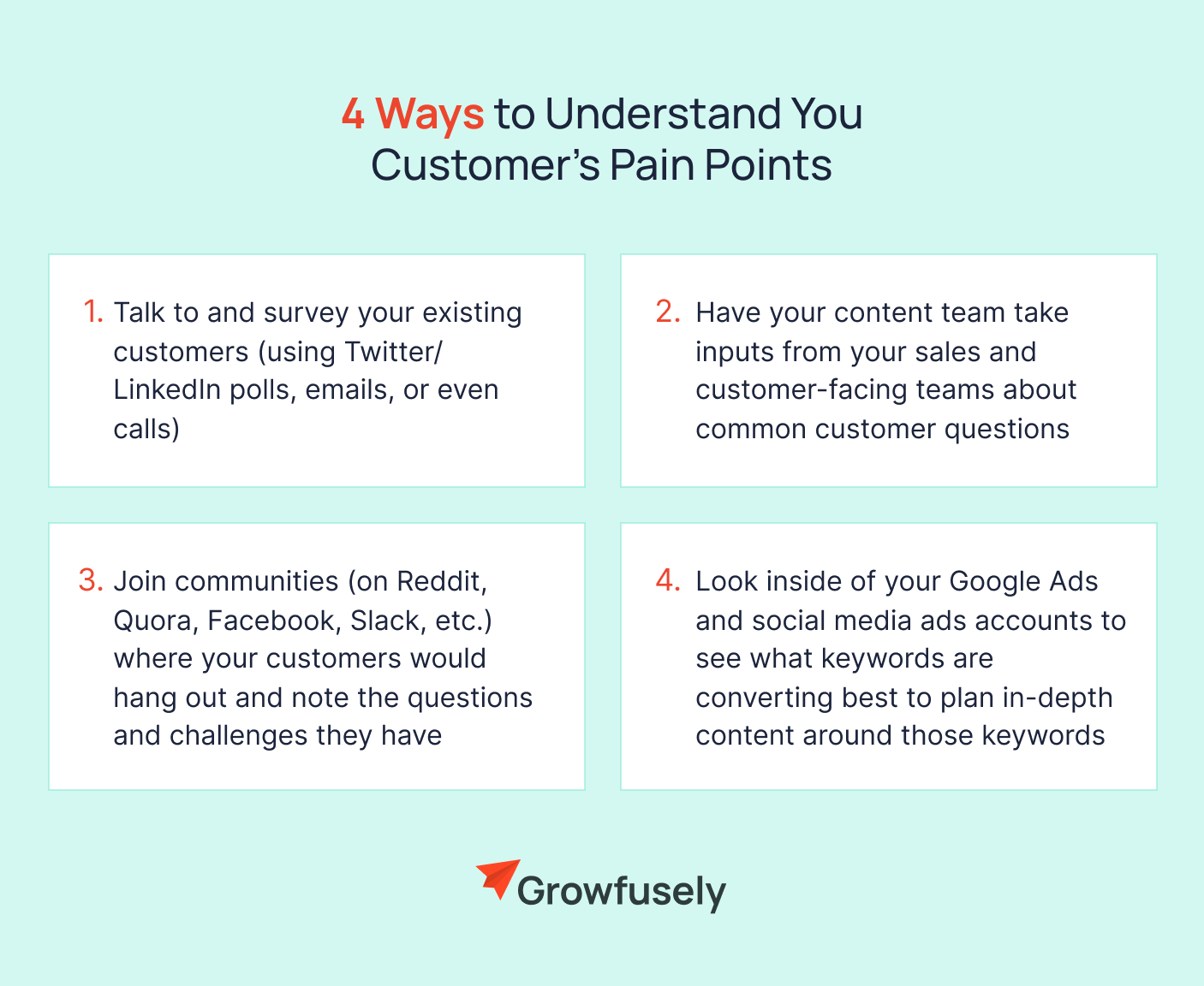 How to Understand You Customer’s Pain Points