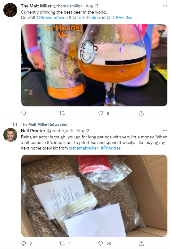 The Malt Miller Twitter