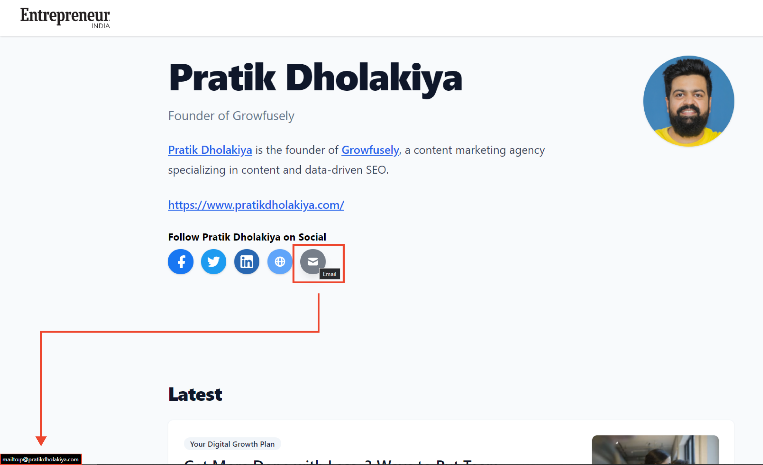 How to Find Anybody's Email Address, Visit Their Bylines