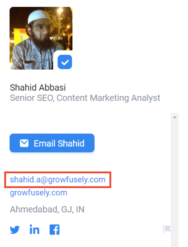 How to find email address using Clearbit Connect