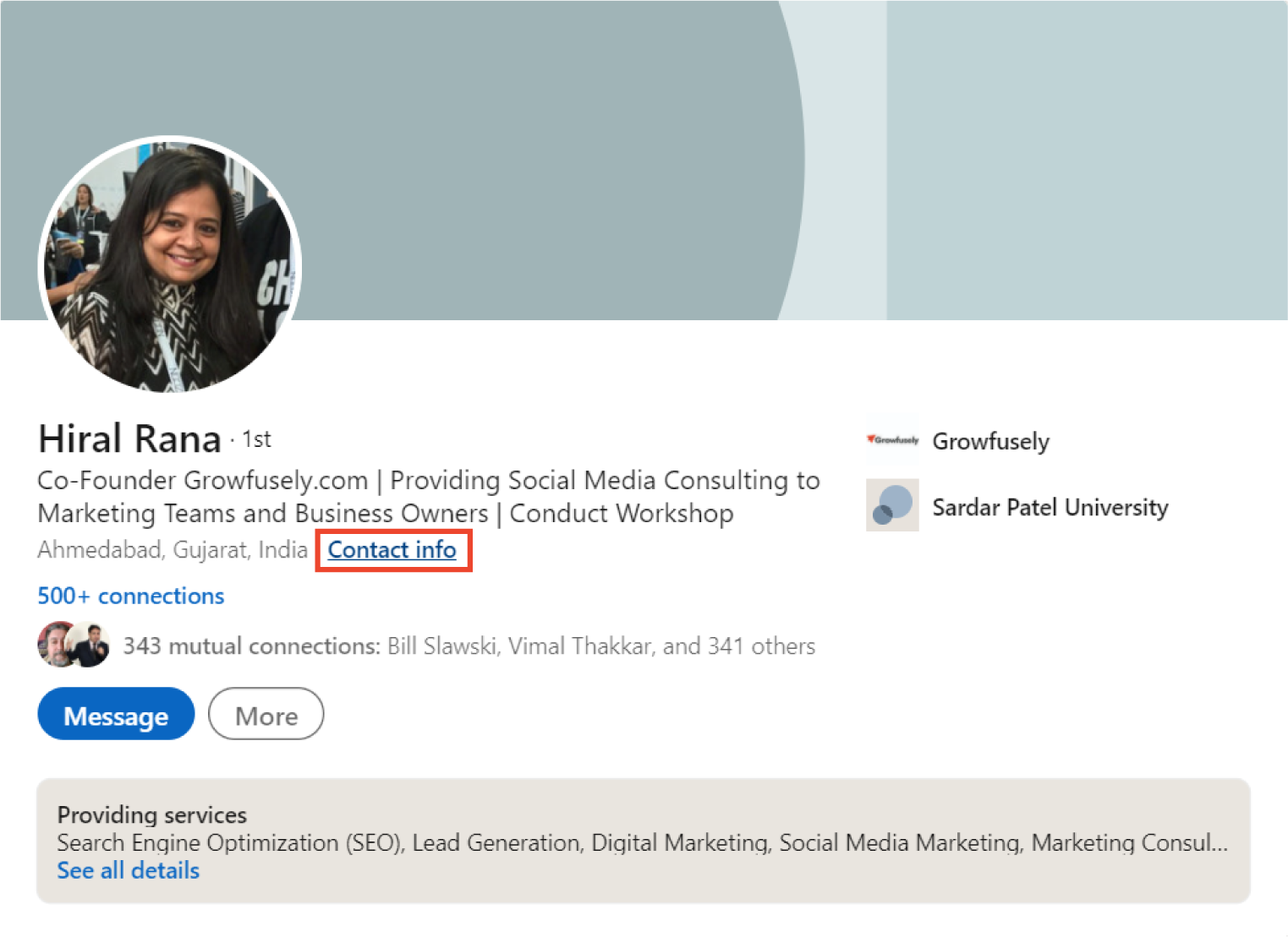 How to find email address using LinkedIn
