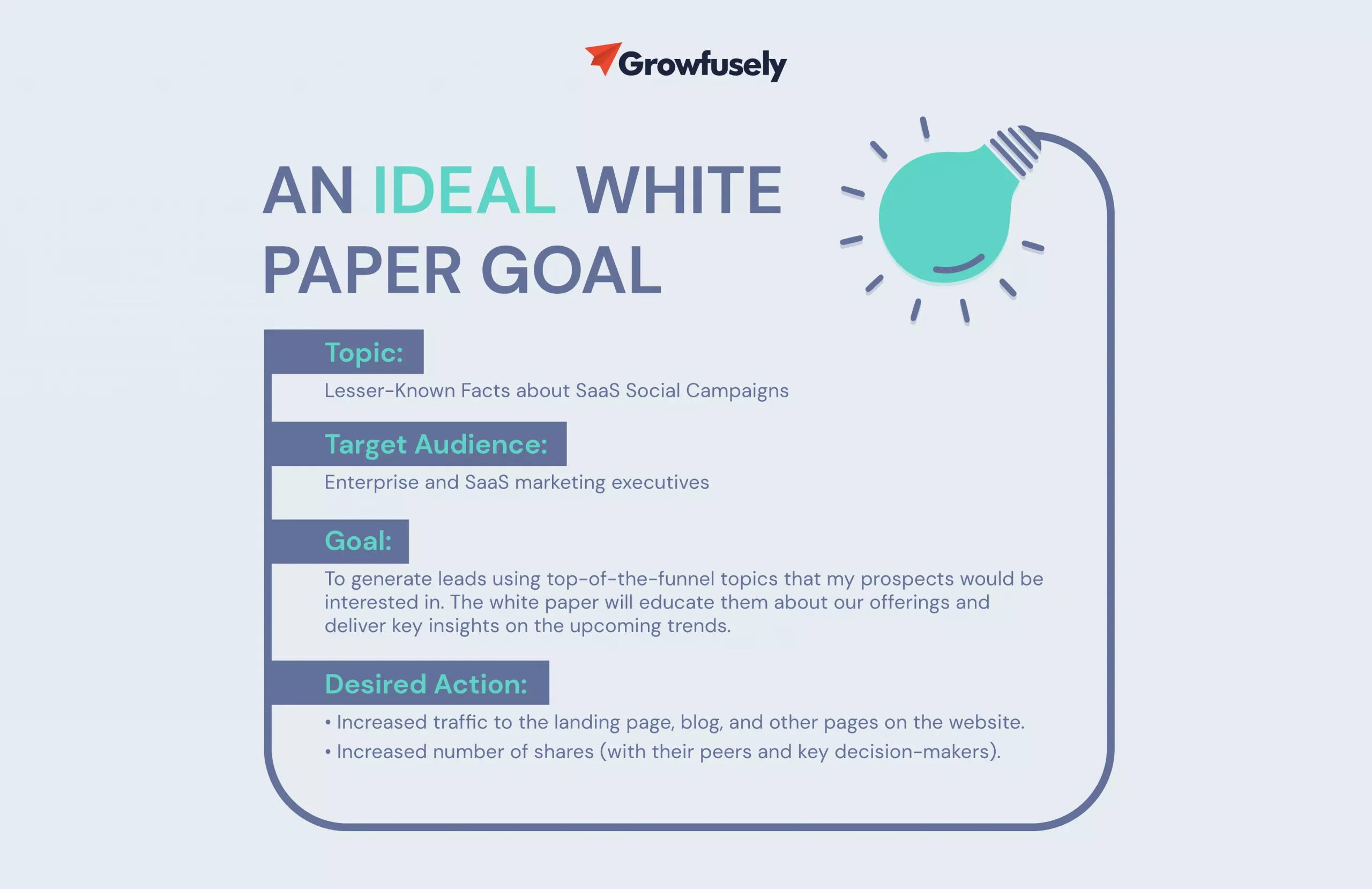 White Paper Goal