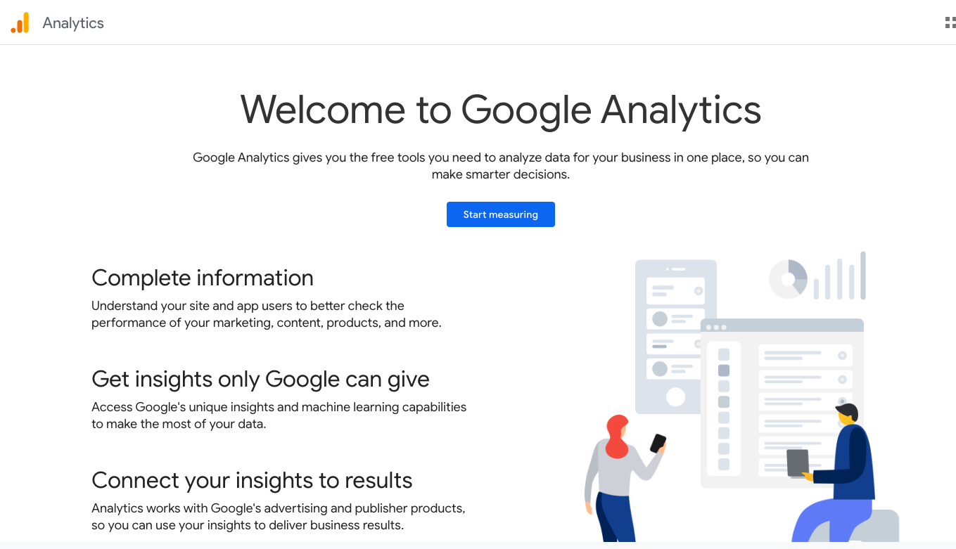 Google Analytics screenshot