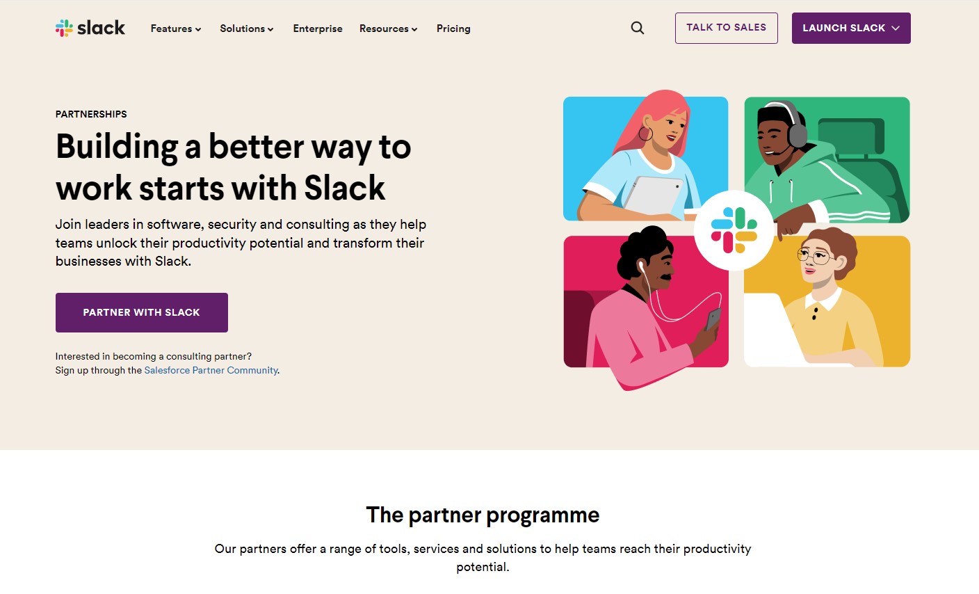 Slack partner program