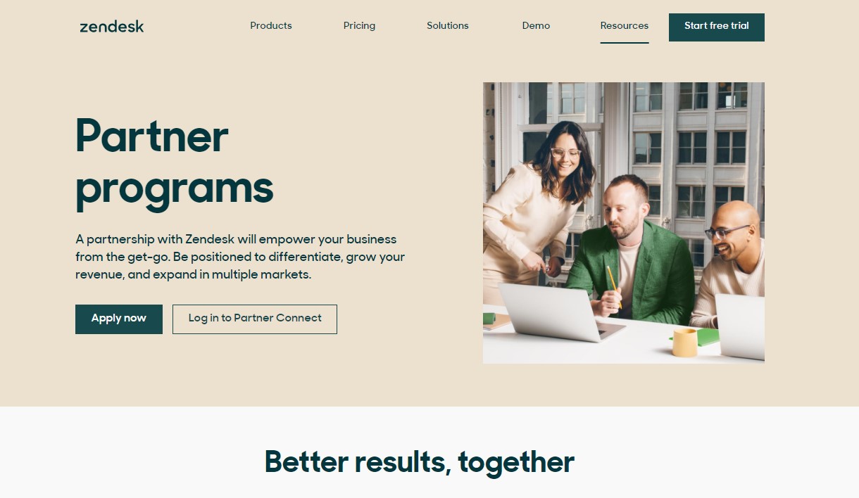 Zendesk partner program