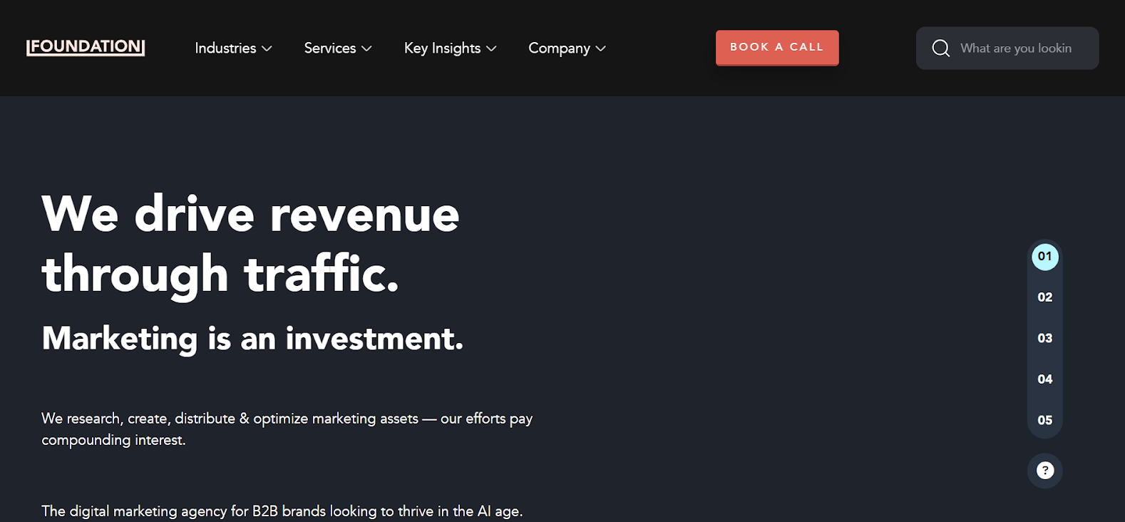 Foundation Content creation agency