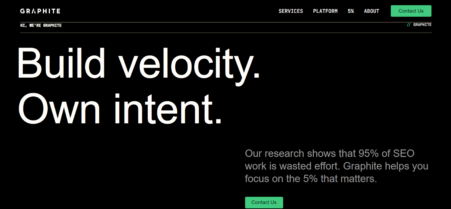 Graphite Content creation agency