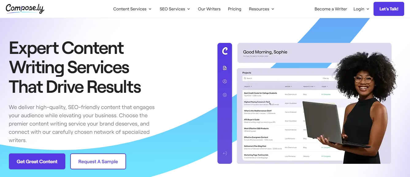 Composely Content writing services