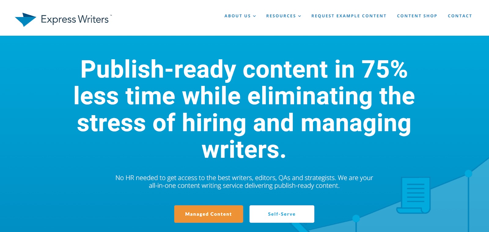 Express Writers Content writing services