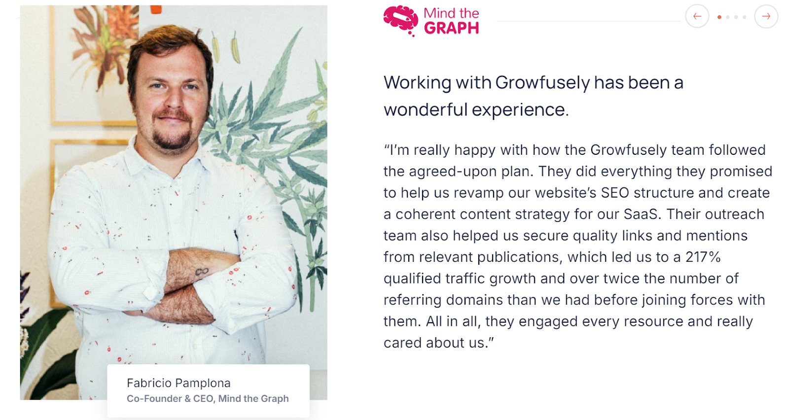 Growfusely Client Review