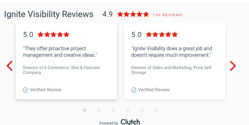 Ignite Visibility Client Review