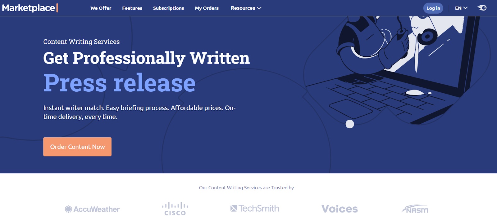 Semrush Content Marketplace