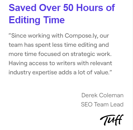 Compose.ly Client Review