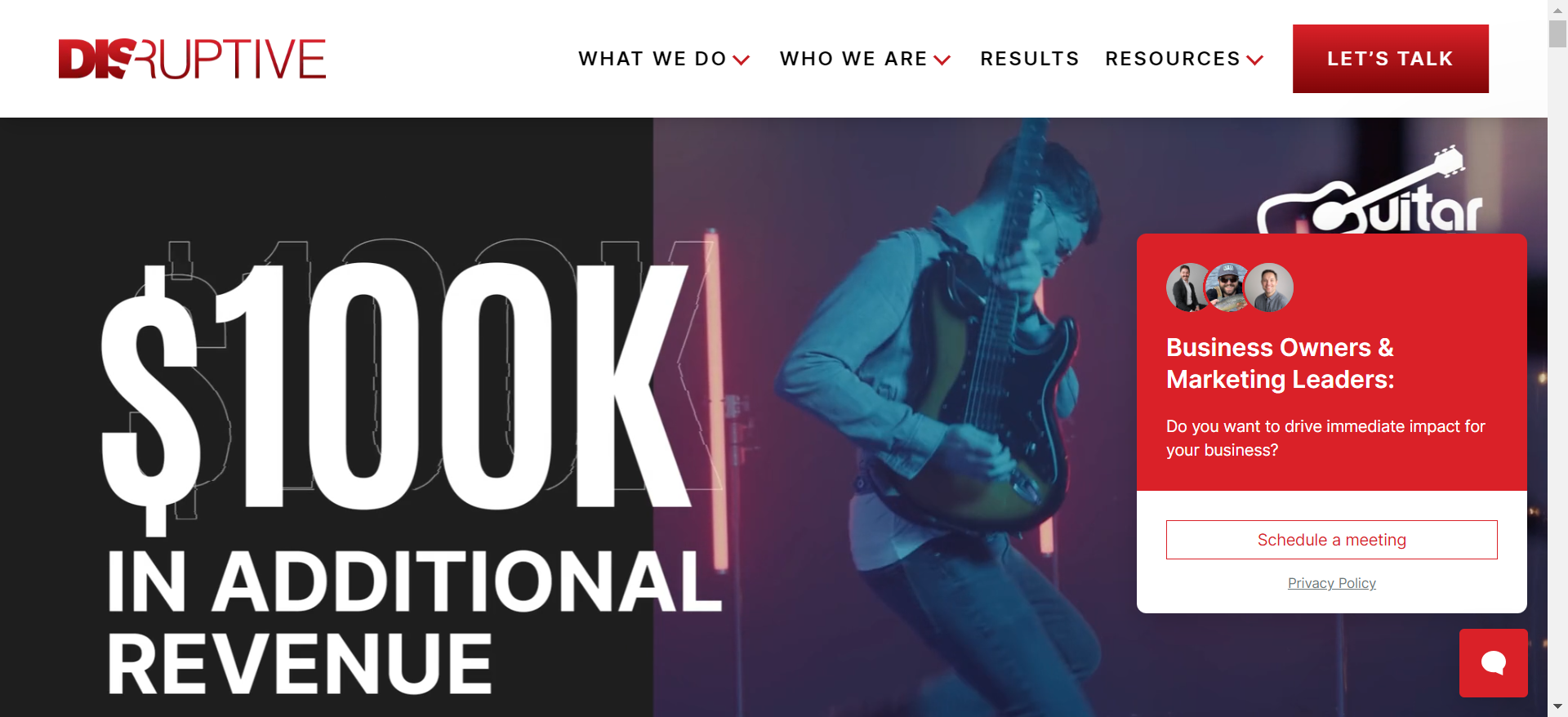 Disruptive Advertising