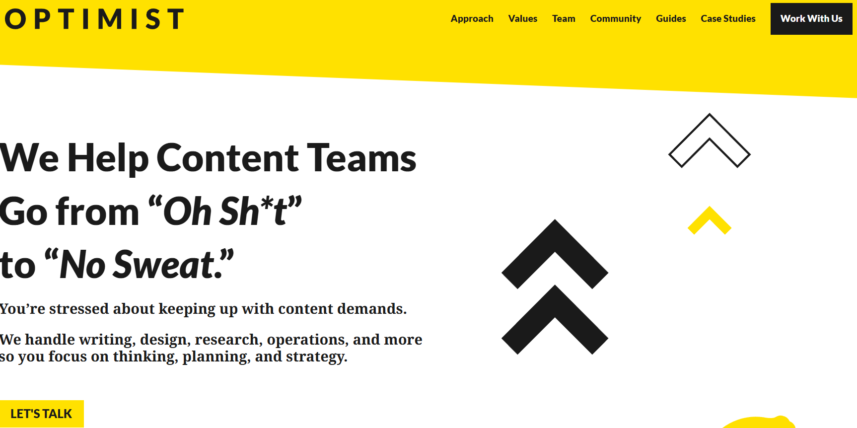 Optimist, B2B Content Marketing Agency