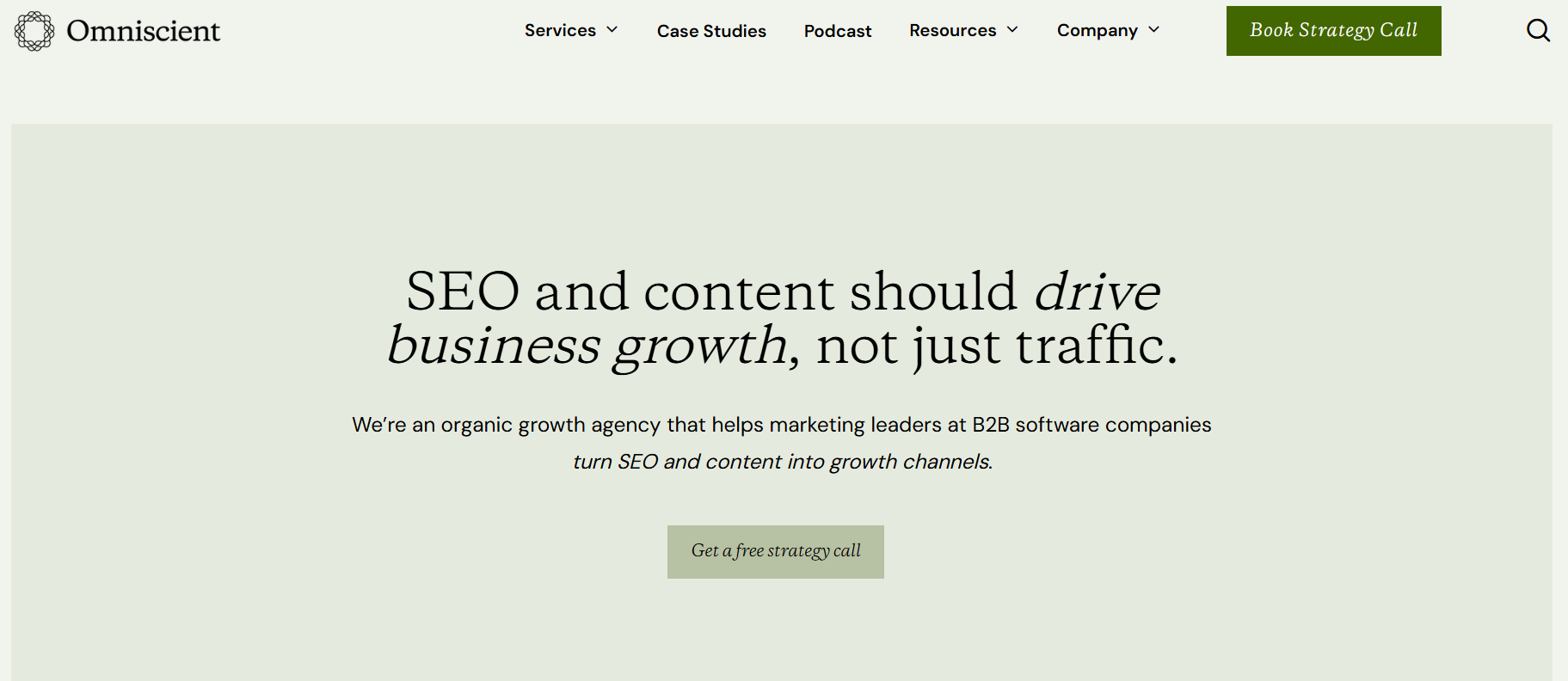 Omniscient, B2B Content Marketing Agency